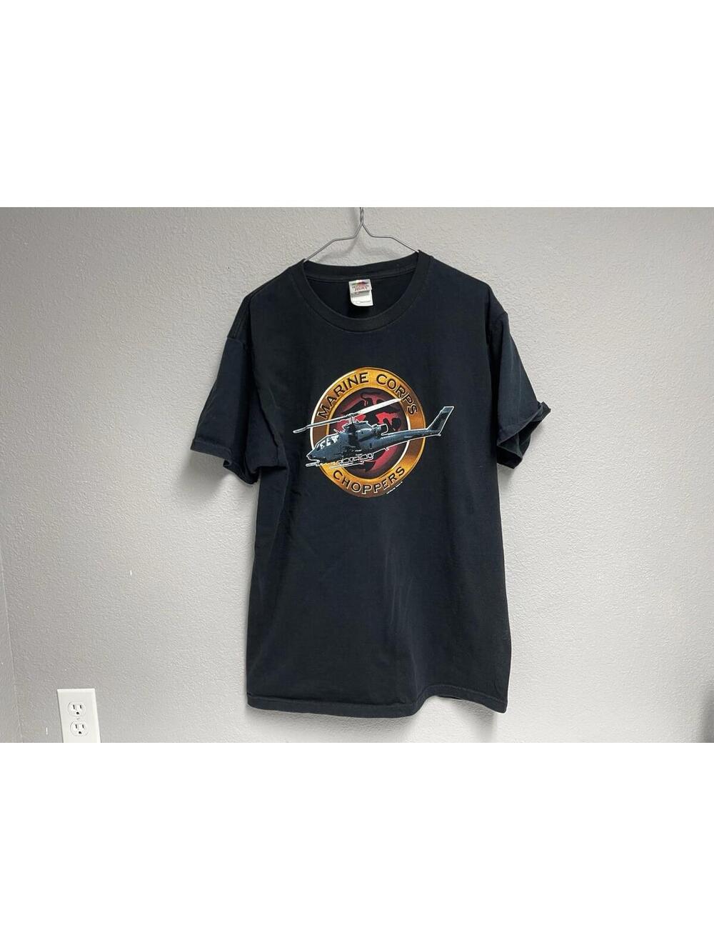 2004 Vintage Marine Corps Choppers T-Shirt / Size Large/ USA
